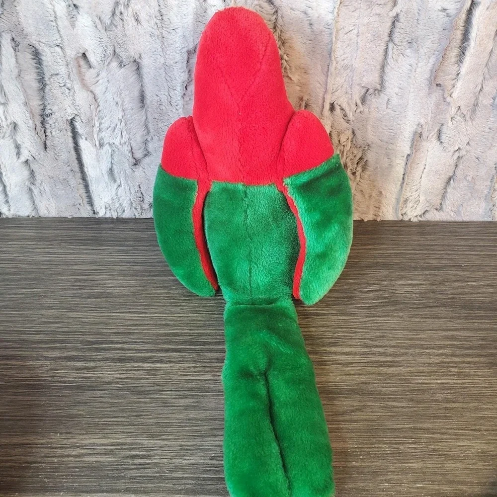 Vintage 1983 Carousel By Guy Red &‎ Green Parrot Love Bird Plush Stuffed Animal